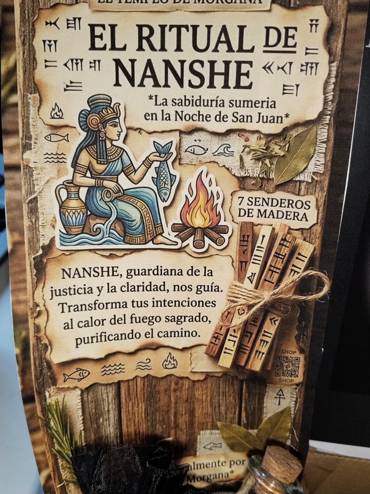 RITUAL SAN JUAN sabiduria sumeria de nanshe